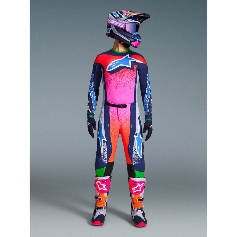 Alpinestars Supertech Limited Edition Records Motocross-Hose Grau