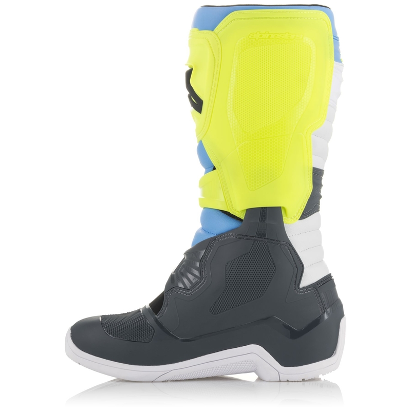 Alpinestars Tech 3 schwarz-weiß-blau-fluo gelb Motorradstiefel