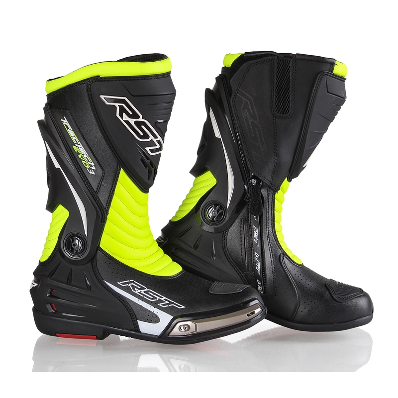RST Tractech Evo 3 Sport schwarz-fluo gelb Motorradstiefel Ausverkauf
