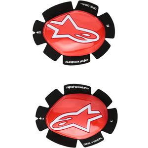 Alpinestars GP Plus Sturzpads, 2 Stück, rot-weiß
