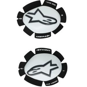 Alpinestars GP Plus Sturzpads, 2 Stück, weiß-schwarz