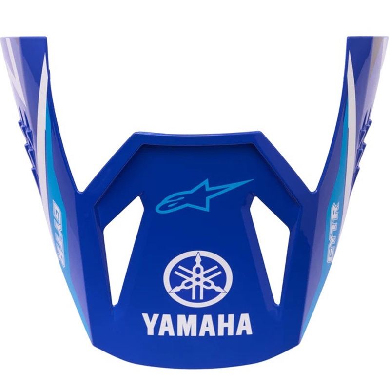 Visier für Kinder-Motorradhelme Alpinestars S-M3 Yamaha Kollektion blau-weiß