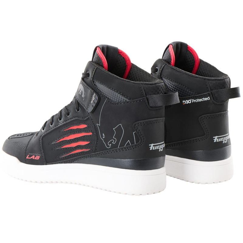 Furygan Tarmac D3O® Motorradstiefel schwarz-rot