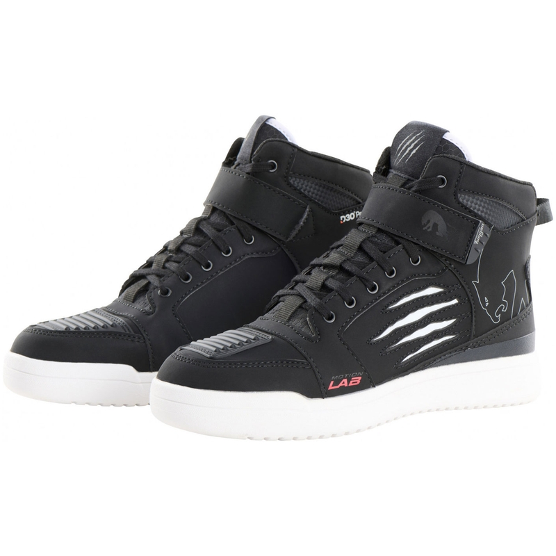 Furygan Tarmac D3O® Motorradstiefel schwarz-weiß