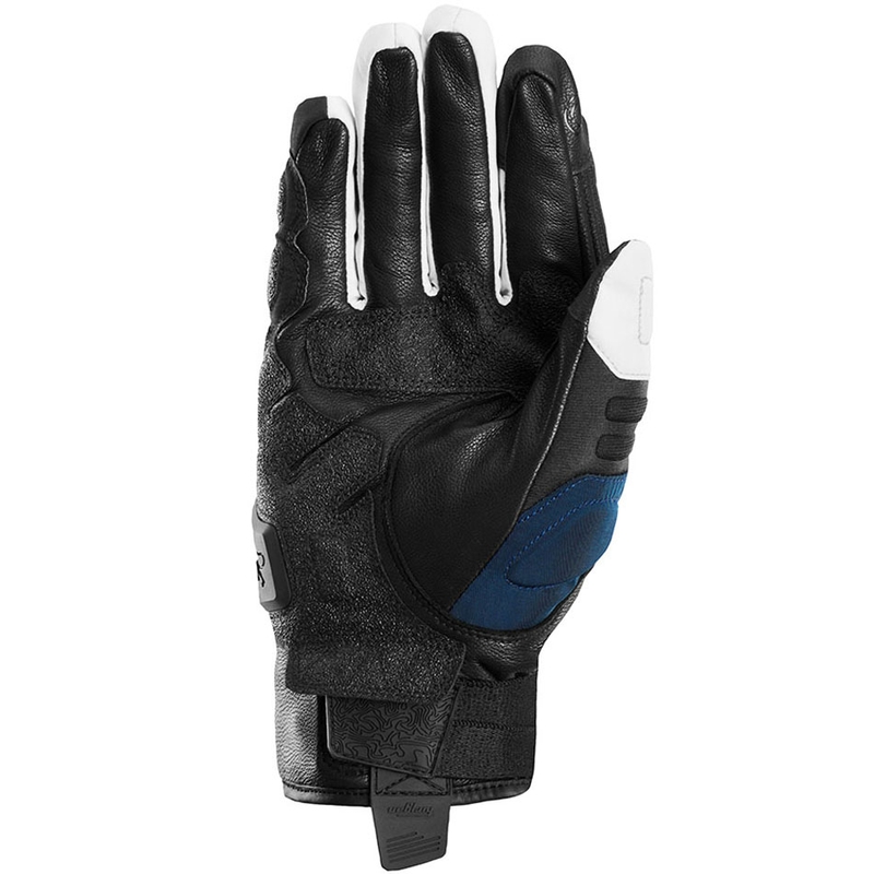 Furygan Balmaz All Seasons Motorradhandschuhe Schwarz-Blau-Perlmutt