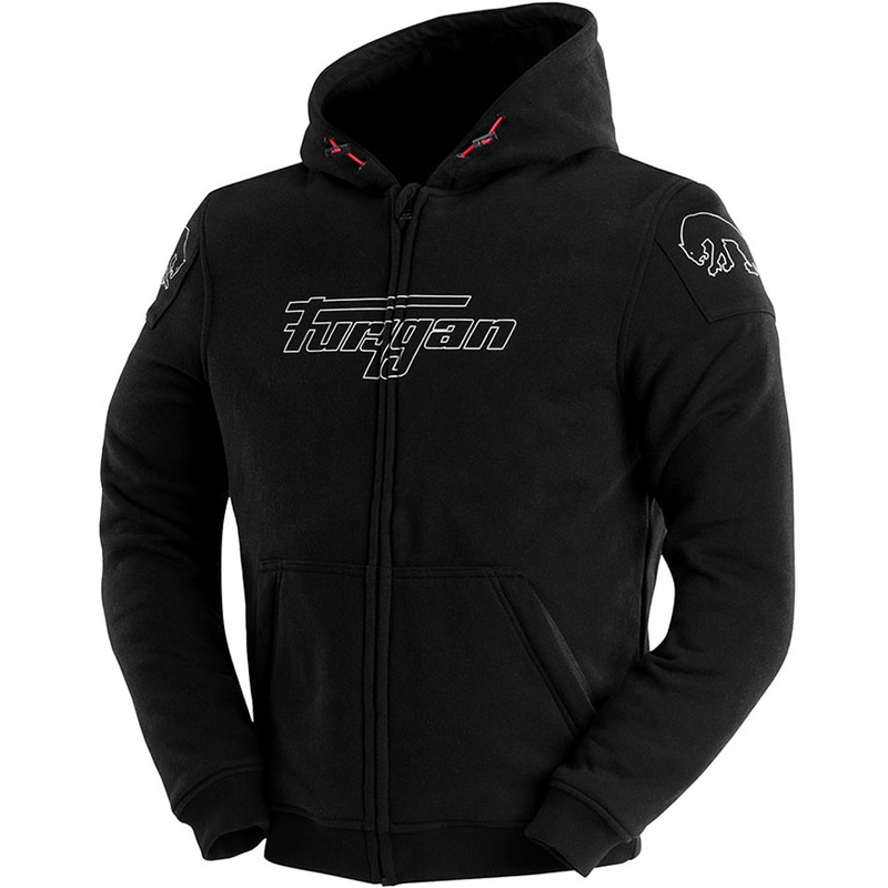 Furygan Livio X Kevlar® Motorradjacke schwarz-weiß