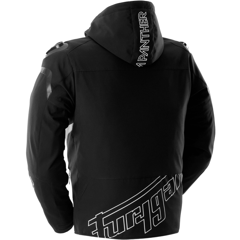 Furygan Sektor Roadster Evo Motorradjacke schwarz-weiß-rot