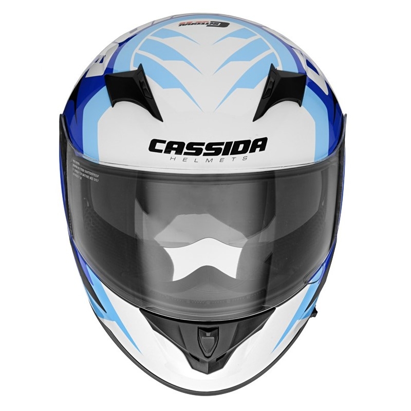 Integralhelm Cassida Integral 2.0 Perimetrisch blau-schwarz-weiß