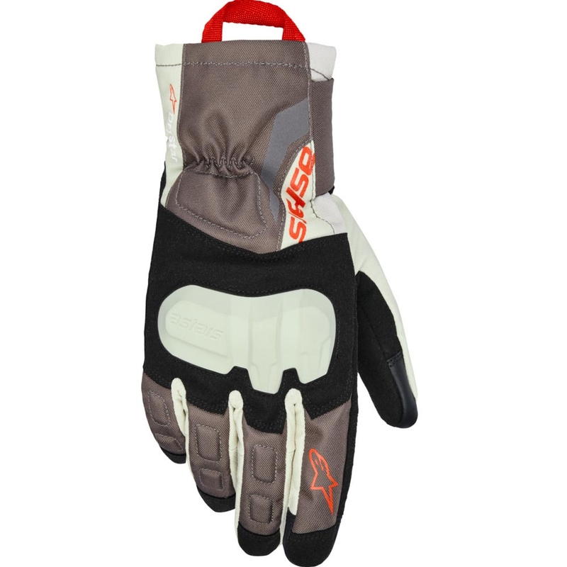 Alpinestars XT-3 Drystar Isolierte Motorradhandschuhe Dunkelbraun-Sand-Schwarz-Orange