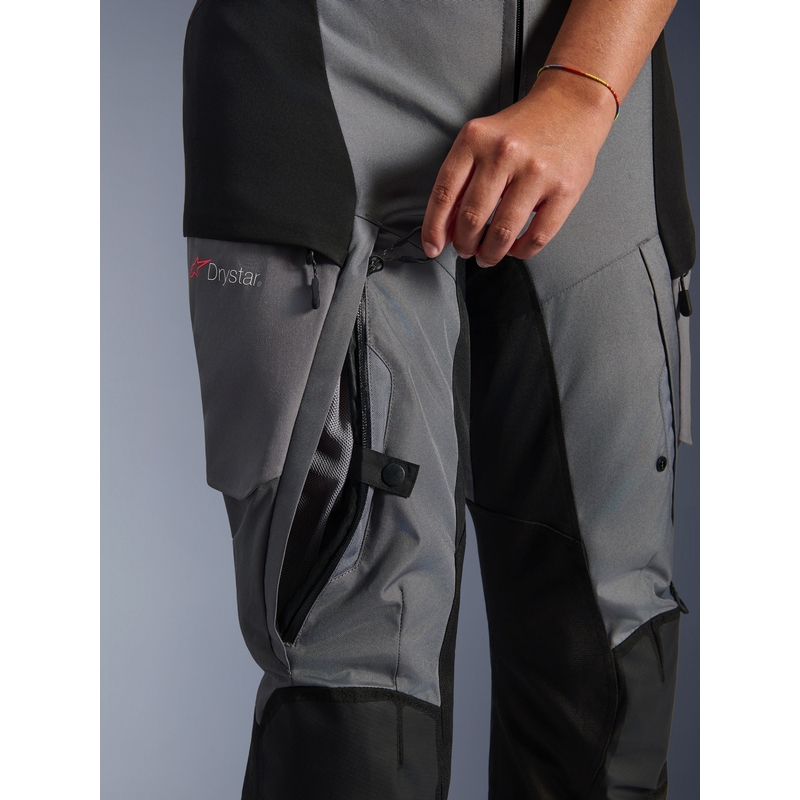 Alpinestars Stella Andes V4 Drystar Damen-Motorradhose, schwarz-dunkelgrau