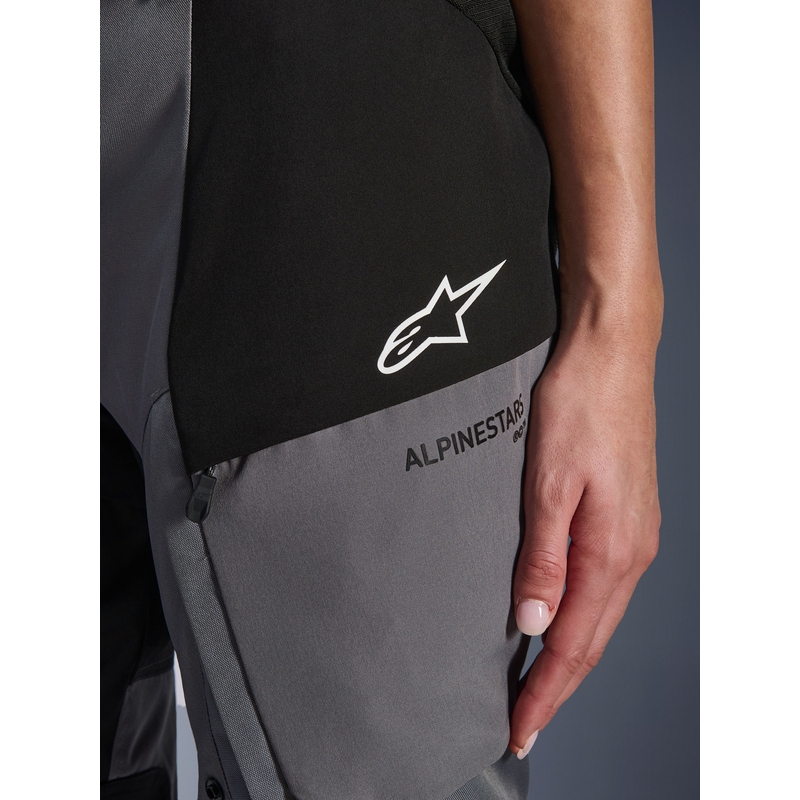 Alpinestars Stella Andes V4 Drystar Damen-Motorradhose, schwarz-dunkelgrau