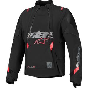 Alpinestars Halo PRO Drystar XF Motorradjacke schwarz-dunkelgrau-rot