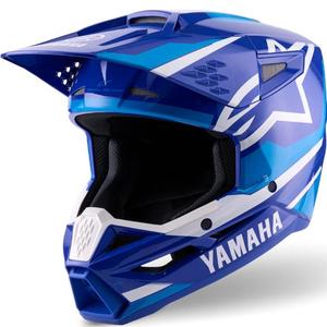 Alpinestars Kinder-Motocrosshelm S-M3 YAMAHA Kollektion blau-weiß