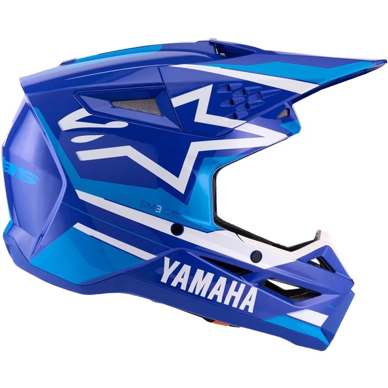 Alpinestars Kinder-Motocrosshelm S-M3 YAMAHA Kollektion blau-weiß