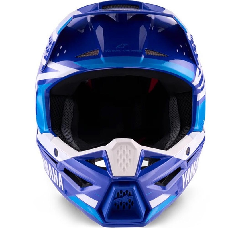 Alpinestars Kinder-Motocrosshelm S-M3 YAMAHA Kollektion blau-weiß