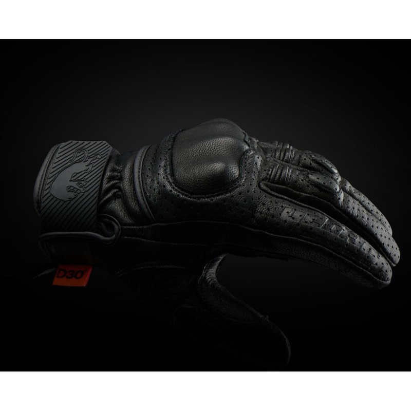 Furygan LR Jet Vented D3O® Evo Motorradhandschuhe Schwarz