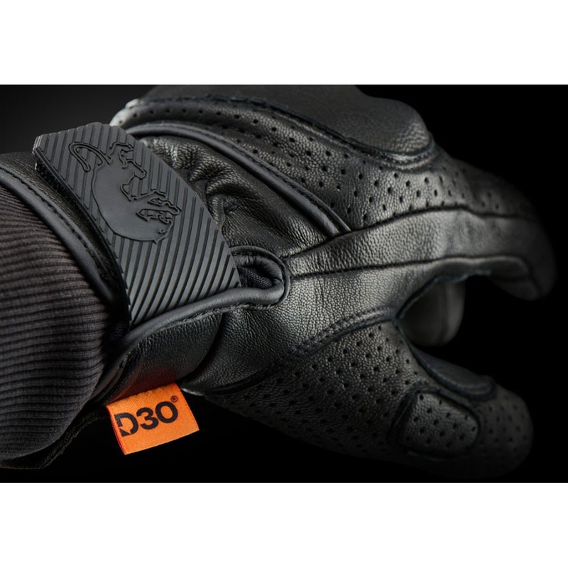 Furygan LR Jet Vented D3O® Evo Motorradhandschuhe Schwarz