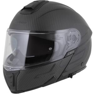 Klappbarer Motorradhelm Cassida Modulo 2.1 Plus Carbon BlackOut, mattschwarz