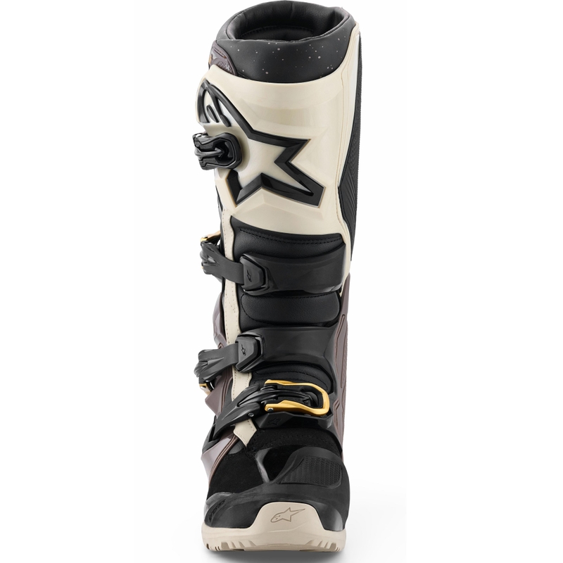 Alpinestars TECH 7 Enduro Drystar Motorradstiefel Schwarz-Dunkelgrau-Gold