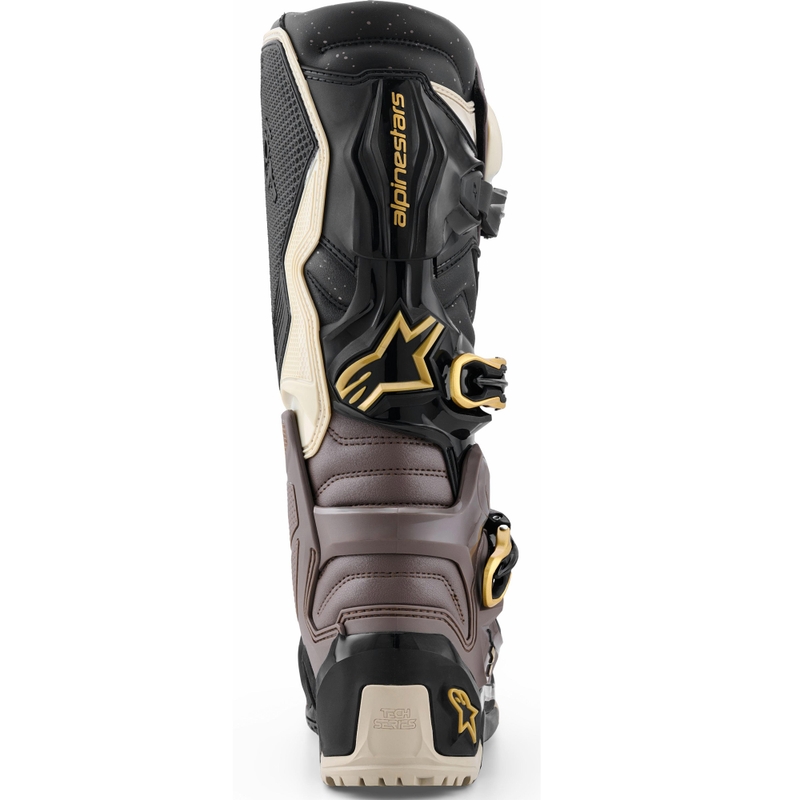 Alpinestars TECH 7 Enduro Drystar Motorradstiefel Schwarz-Dunkelgrau-Gold