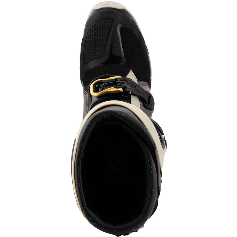 Alpinestars TECH 7 Enduro Drystar Motorradstiefel Schwarz-Dunkelgrau-Gold