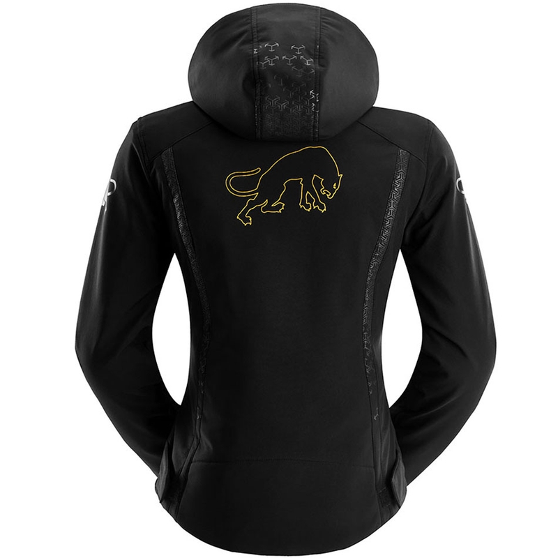 Furygan Skye Damen-Motorradjacke schwarz-gold