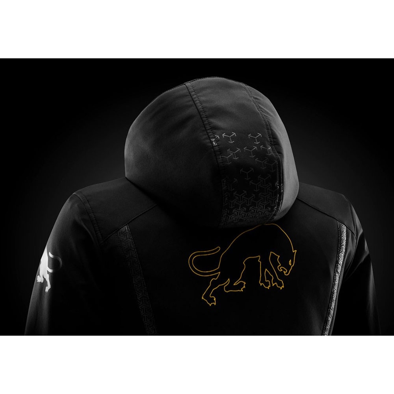 Furygan Skye Damen-Motorradjacke schwarz-gold