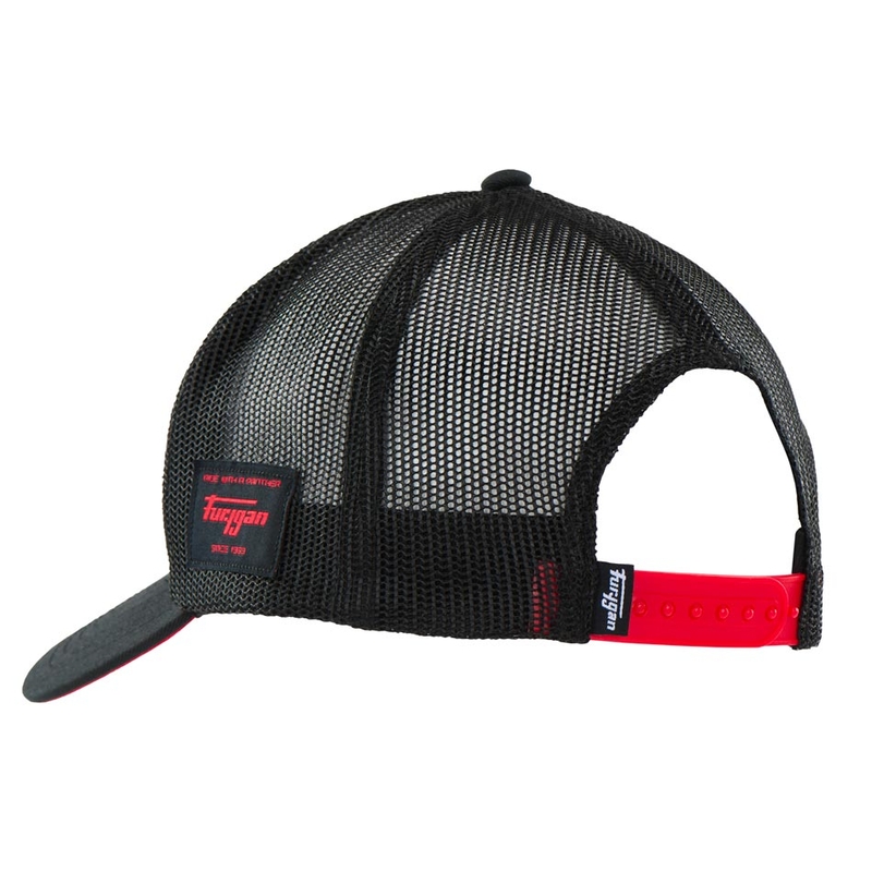 Furygan Trucker Rage Kappe schwarz-weiß-rot