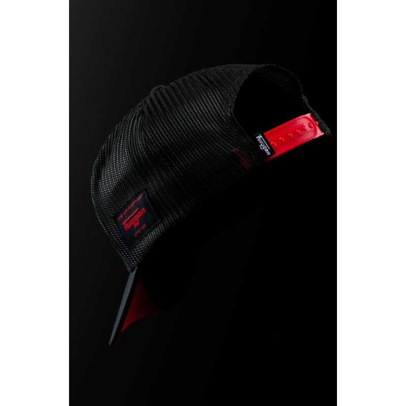 Furygan Trucker Rage Kappe schwarz-weiß-rot