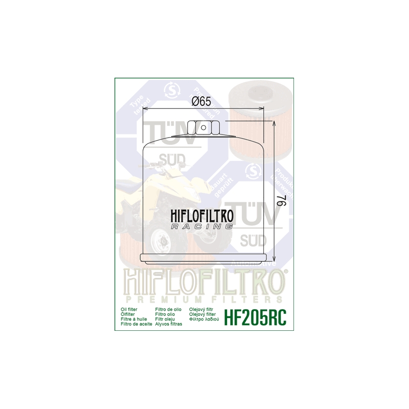 Ölfilter HIFLOFILTRO Racing