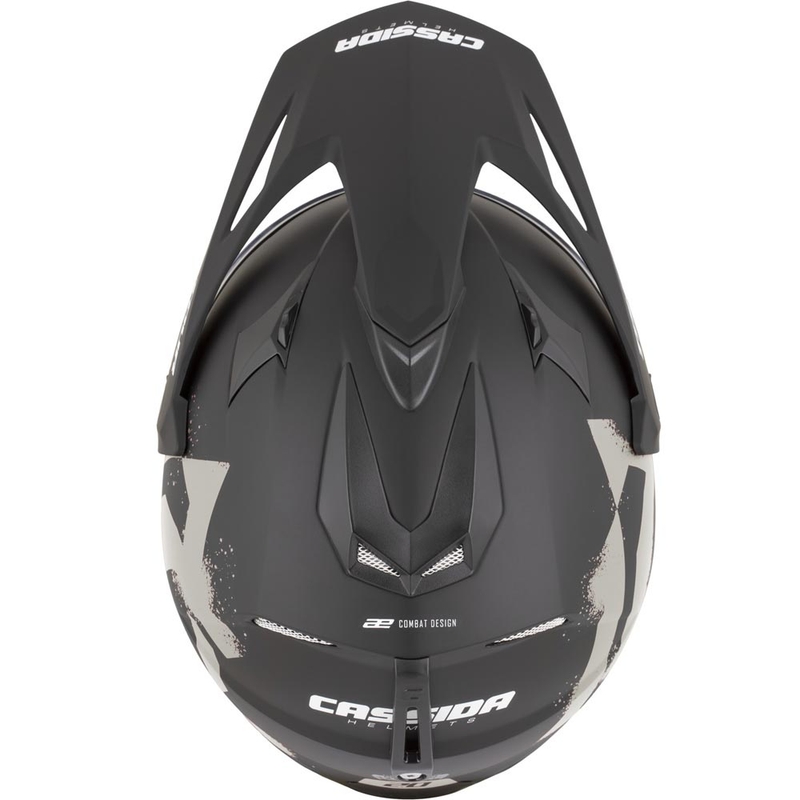 Enduro-Motorradhelm Cassida Tour 2.0 Crew, matt schwarz-sand