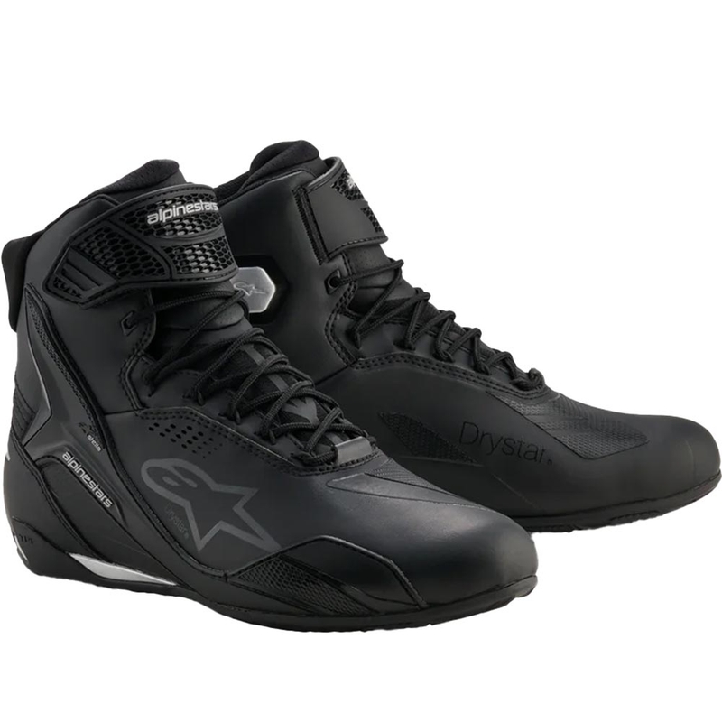 Alpinestars Stella Faster-4 Drystar Damen-Motorradstiefel schwarz-silber