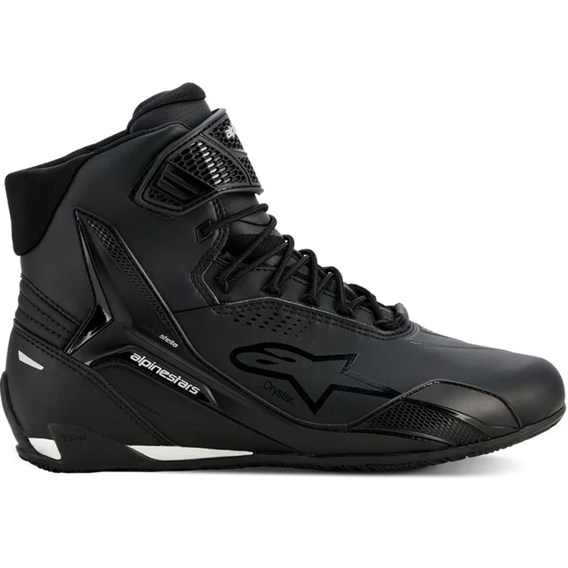 Alpinestars Stella Faster-4 Drystar Damen-Motorradstiefel schwarz-silber