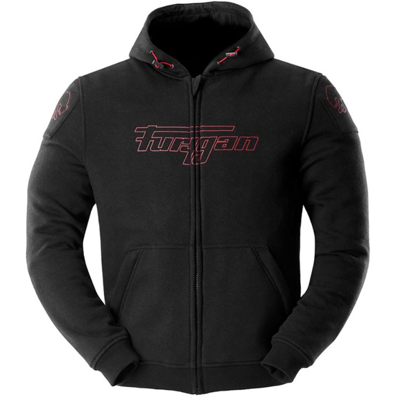 Furygan Livio X Kevlar® Motorradjacke schwarz-rot