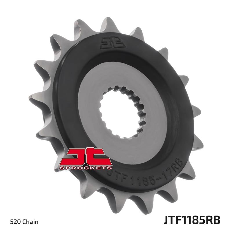 Ritzel JT 17T, 520 rubber cushioned