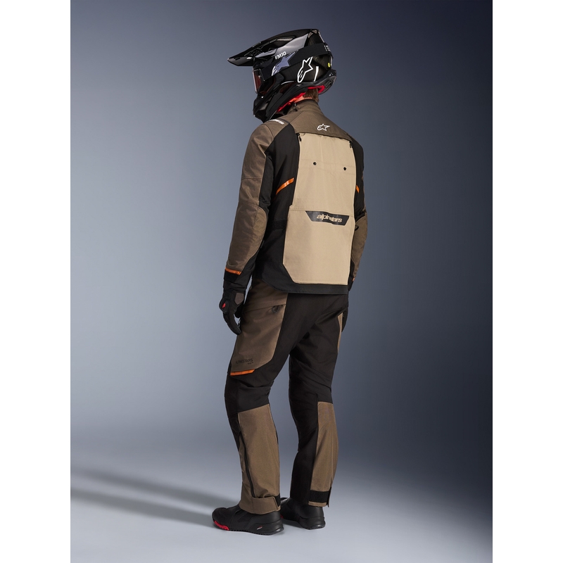 Alpinestars Cusco Drystar Motorradjacke braun-schwarz