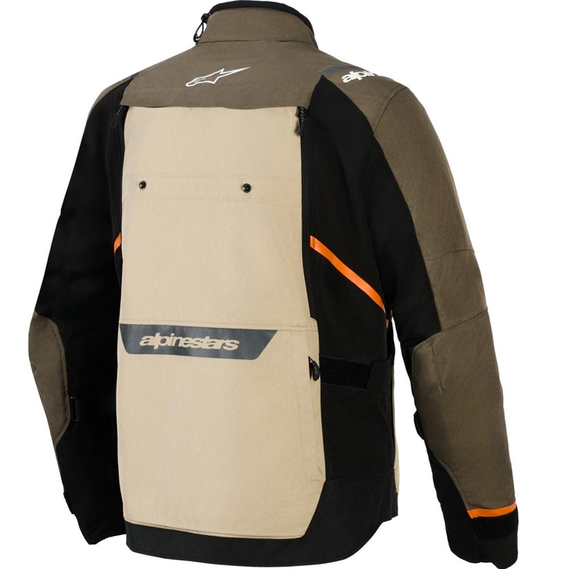 Alpinestars Cusco Drystar Motorradjacke braun-schwarz