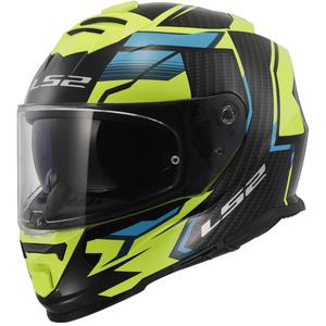 LS2 FF800 Storm II Tracker schwarz-fluo gelb Integral Motorradhelm