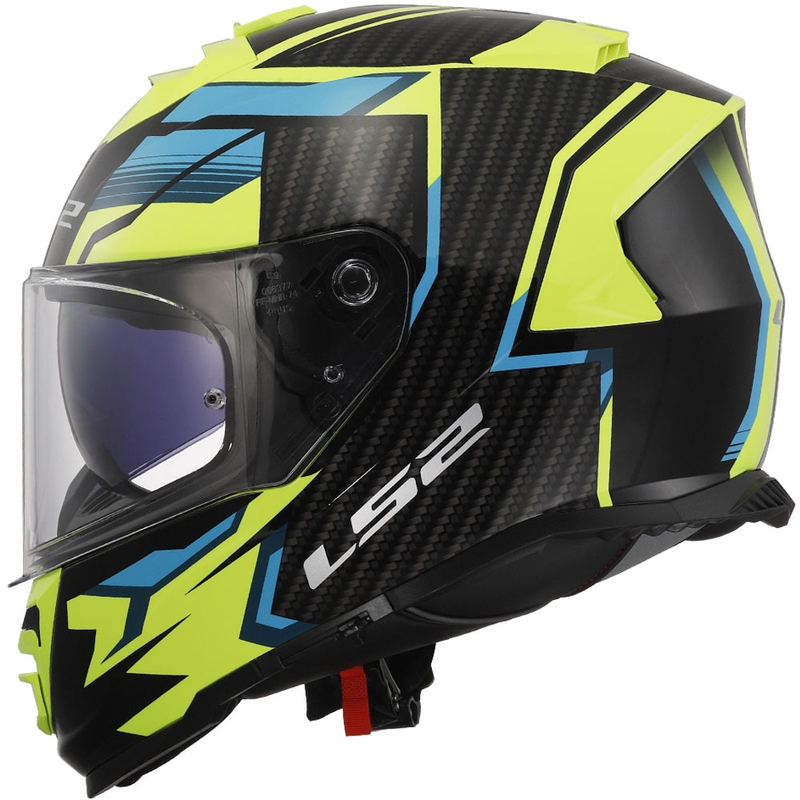 LS2 FF800 Storm II Tracker schwarz-fluo gelb Integral Motorradhelm