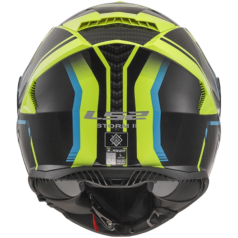 LS2 FF800 Storm II Tracker schwarz-fluo gelb Integral Motorradhelm