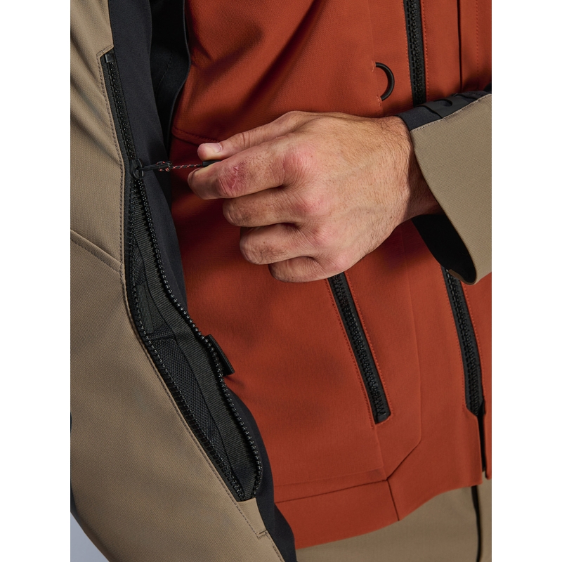 Alpinestars AMT-8 Stretch Drystar XF Motorradjacke braun-orange-schwarz
