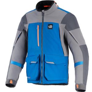 Alpinestars Maxdura Drystar XF Motorradjacke blau-dunkelgrau
