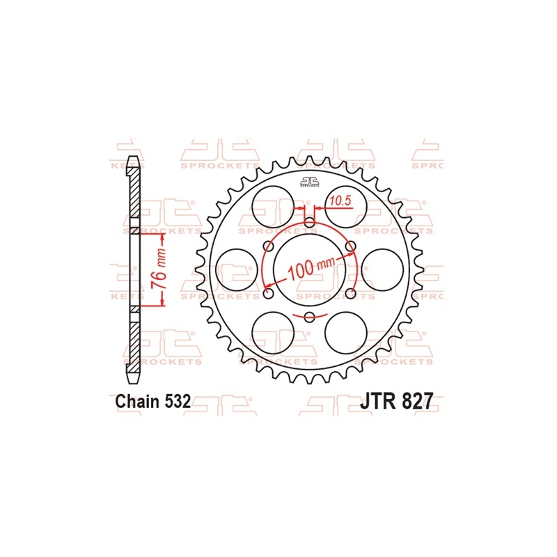 Ketten Rad JT 43T, 532
