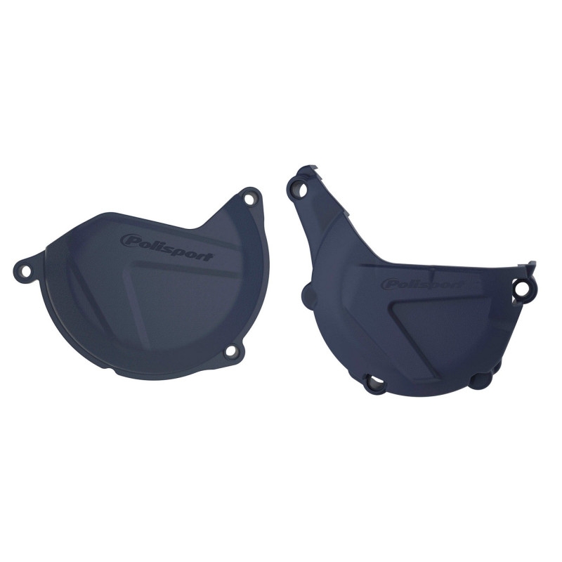 Clutch and ignition cover protector kit POLISPORT blau