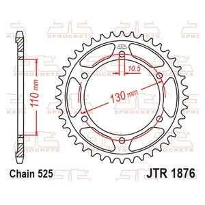 Ketten Rad JT JTR 1876-50 50T, 525