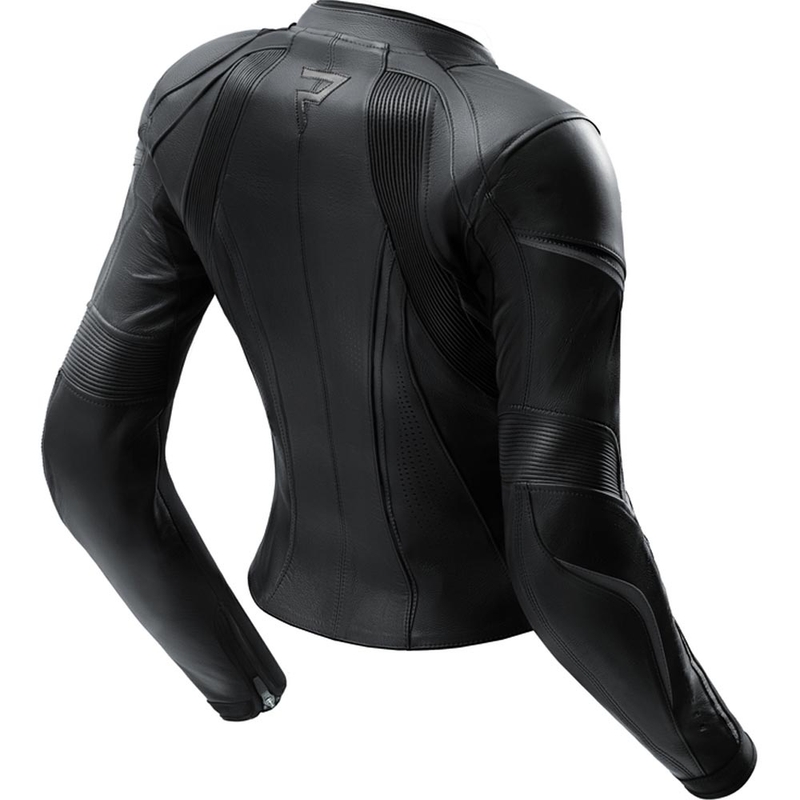 Rebelhorn Diva ST Leder-Motorradjacke für Damen, schwarz