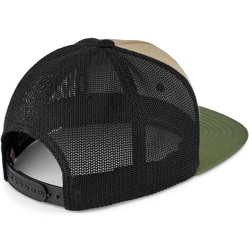 KTM Logo Trucker Cap schwarz-beige-khaki