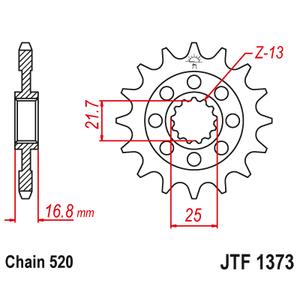 Ritzel JT JTF 1373-17 17T, 520