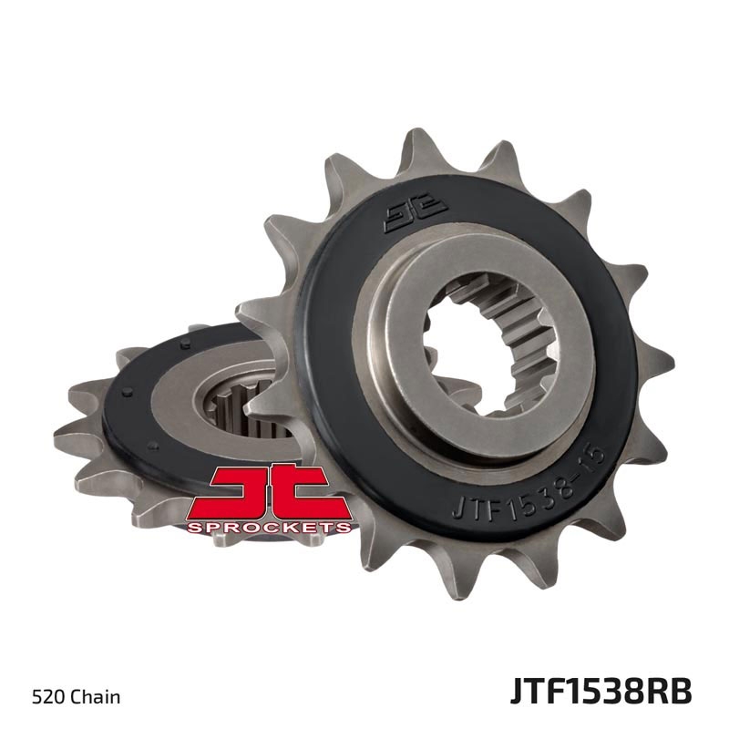 Ritzel JT 15T, 520 rubber cushioned