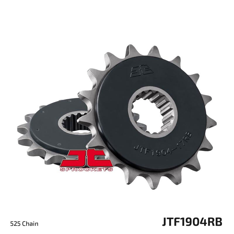 Ritzel JT 17T, 525 rubber cushioned